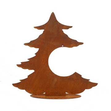 Juletræ på platte rust